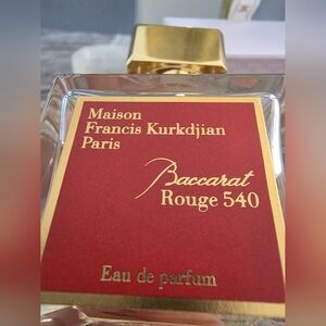 Maison Francis Kurkdjian Red and Gold Perfume Bottle